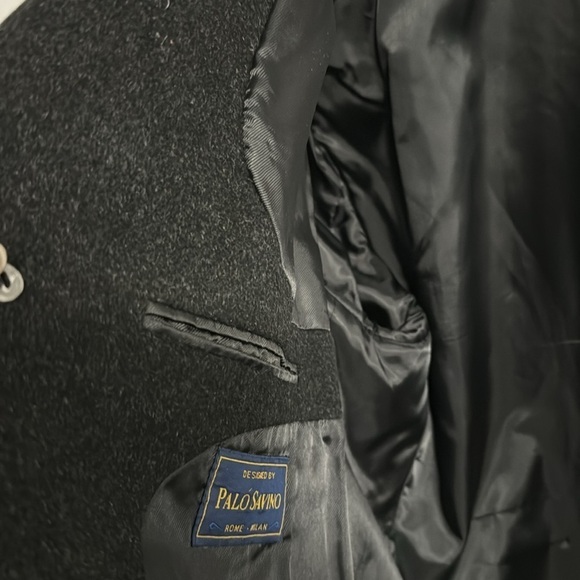 Palo Savino designed cashmere blend men’s coat Size 46R, great condition - Picture 5 of 10